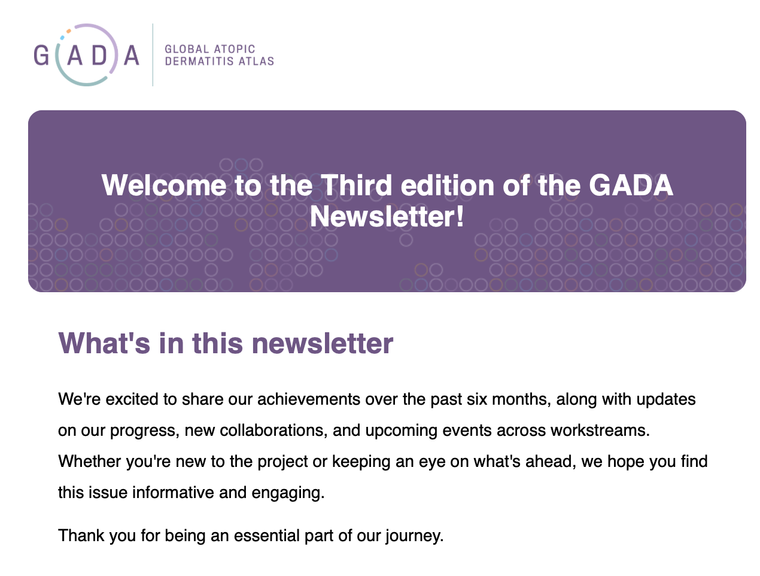 GADA Newsletter: Issue #3