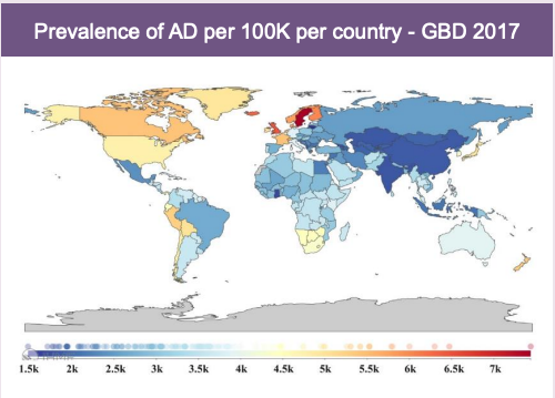 The Global Atopic Dermatitis Atlas: mapping the global burden of AD and more. E-poster presented at: 12th Rajka Symposium of the ISAD